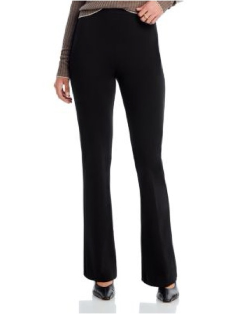 Kobi Halperin Meghan Flared Knit Pants in Black NWT